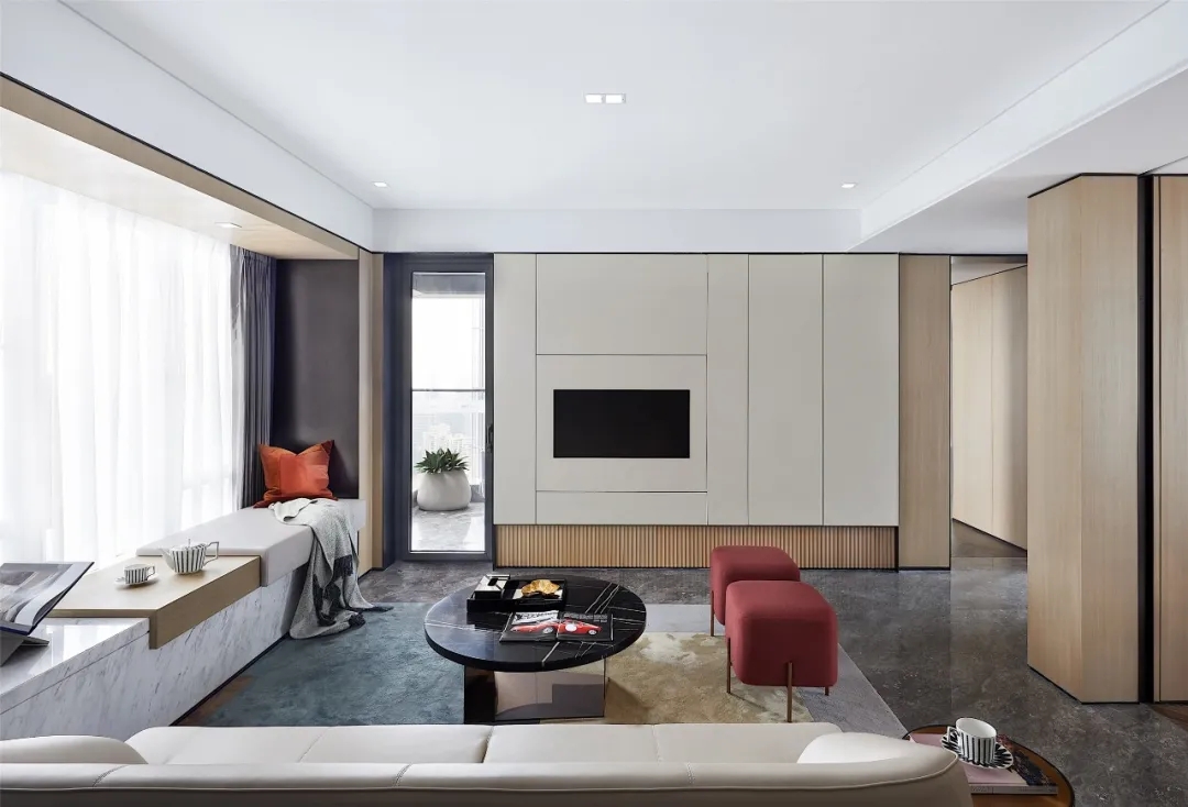 現代輕奢風格室內設計家裝案例-客廳 現代輕奢風格室內設計家裝案例-客廳