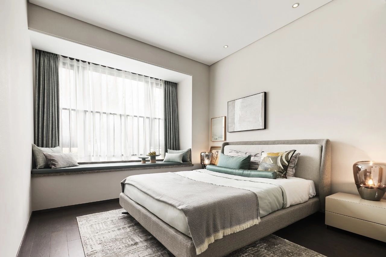 現(xiàn)代輕奢風格室內(nèi)設計家裝案例-次臥