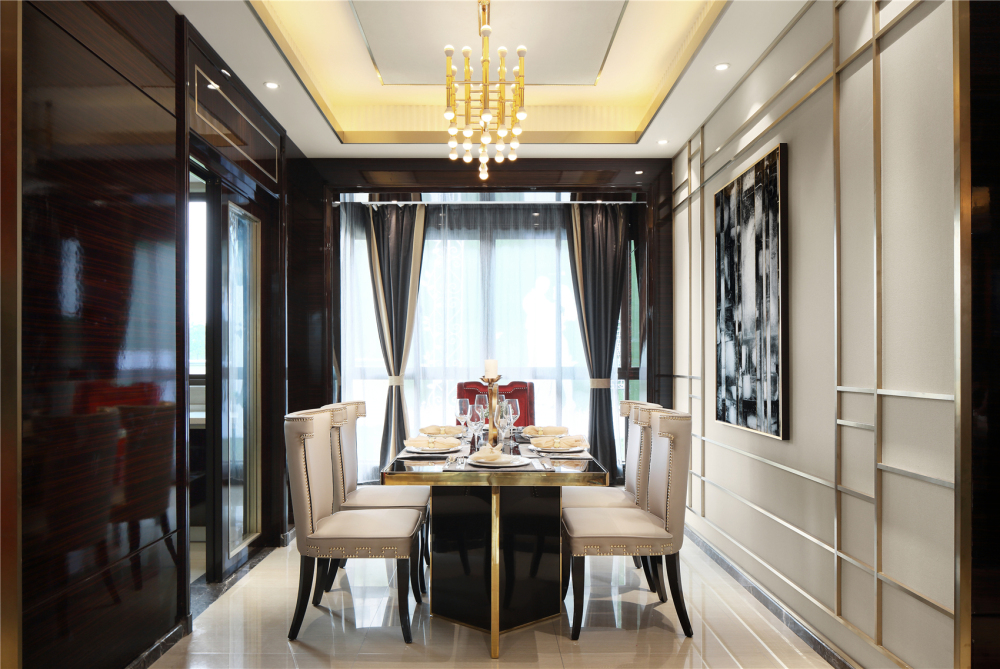 高調(diào)奢華歐式風(fēng)格室內(nèi)家裝案例效果圖-餐廳 高調(diào)奢華歐式風(fēng)格室內(nèi)家裝案例效果圖-餐廳
