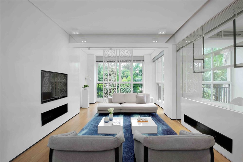 佛山市高明碧桂園·花城薈現(xiàn)代簡約風格三居室裝修案例