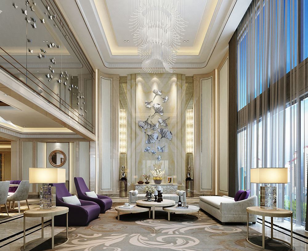 五華自建別墅345平米歐式輕奢風格裝修案例-客廳 五華自建別墅345平米歐式輕奢風格裝修案例-客廳