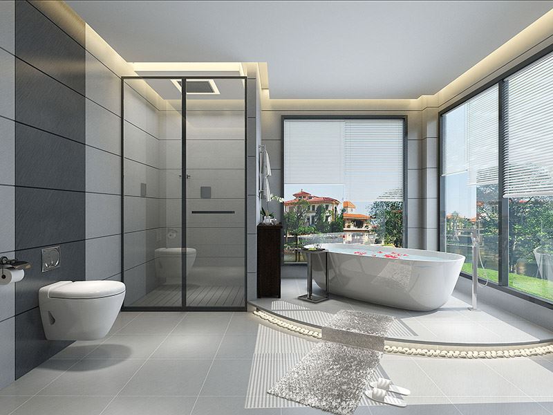 自貢市萬達(dá)廣場都會(huì)華宅輕奢風(fēng)格別墅裝修案例