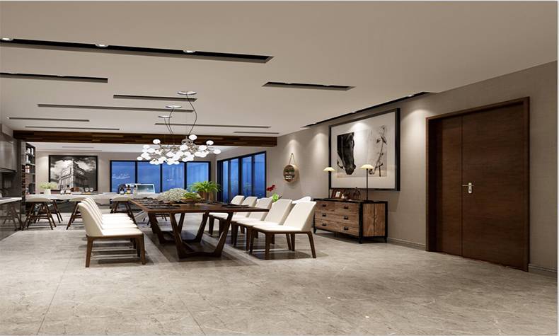 瀧景花園別墅355平米現(xiàn)代簡(jiǎn)約風(fēng)格裝修案例-廚餐廳 瀧景花園別墅355平米現(xiàn)代簡(jiǎn)約風(fēng)格裝修案例-廚餐廳