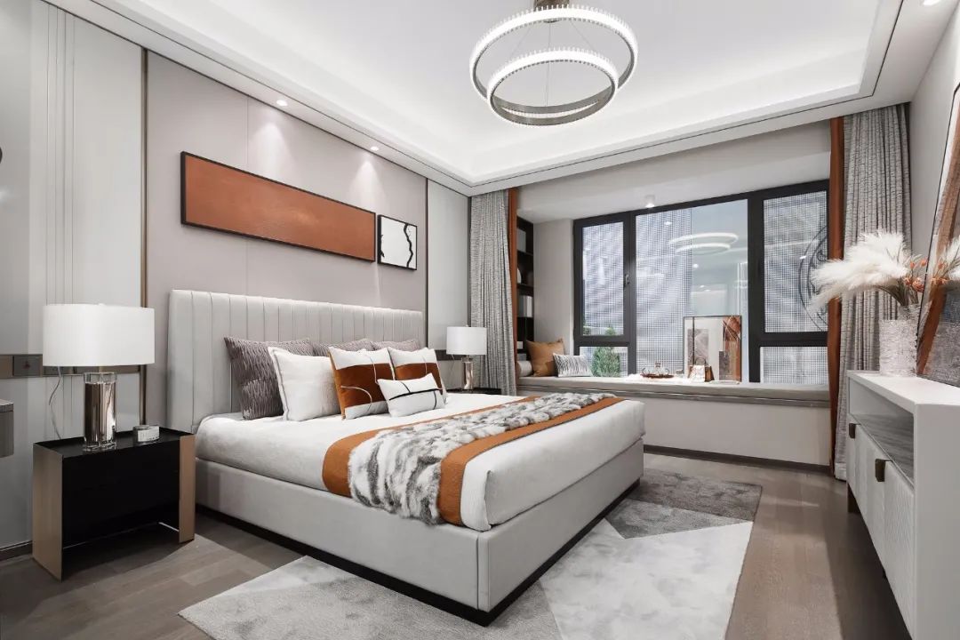 現代簡約風格室內設計家裝案例-臥室 現代簡約風格室內設計家裝案例-臥室