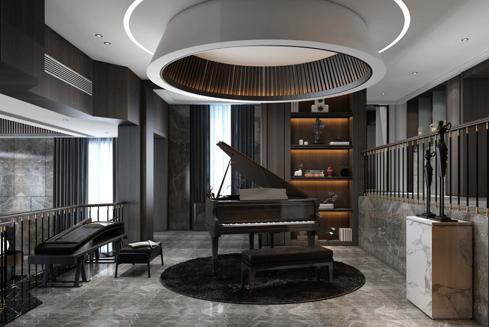 衢州市城南中路小區輕奢風格別墅裝修案例