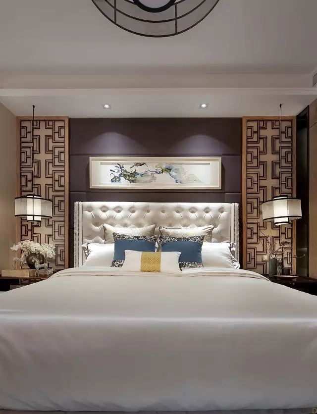 現代中式風格室內設計家裝案例-臥室 現代中式風格室內設計家裝案例-臥室