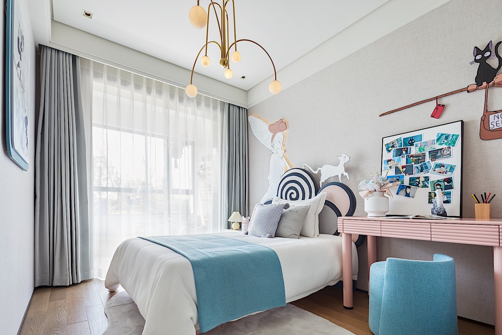 輕奢高雅風(fēng)格室內(nèi)設(shè)計家裝案例-次臥 輕奢高雅風(fēng)格室內(nèi)設(shè)計家裝案例-次臥