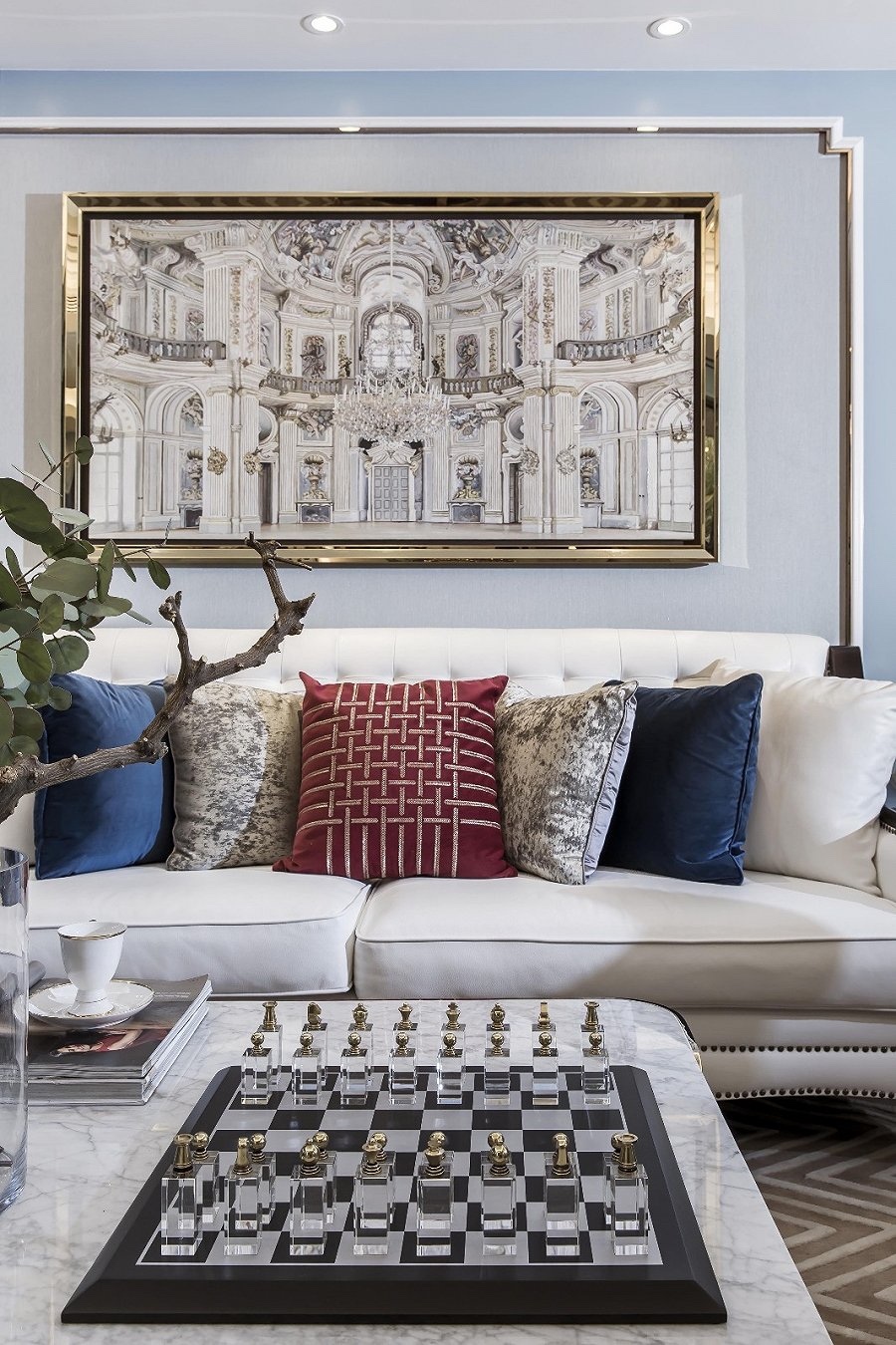 歐式復(fù)古風(fēng)格別墅室內(nèi)設(shè)計(jì)家裝案例-客廳沙發(fā) 歐式復(fù)古風(fēng)格別墅室內(nèi)設(shè)計(jì)家裝案例-客廳沙發(fā)