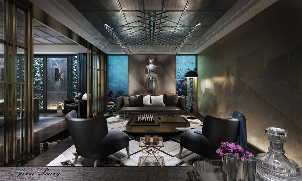 客天下別墅360平米奢華輕奢風格裝修案例-休閑室 客天下別墅360平米奢華輕奢風格裝修案例-休閑室