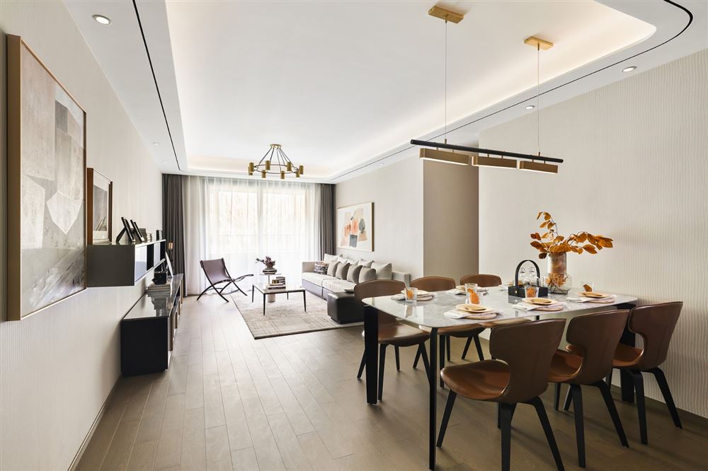 佛山市旭輝雅居樂(lè)清樾北歐風(fēng)格三居室裝修案例