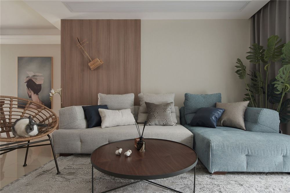 陽江市月亮灣北歐風格二居室裝修案例