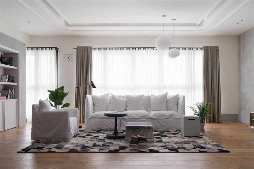 廣州市星河灣半島北歐風格三居室裝修案例