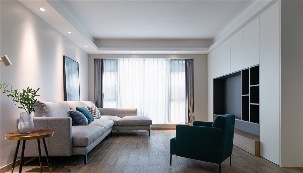 深圳市恒地悅山湖現代簡約風格三居室裝修案例