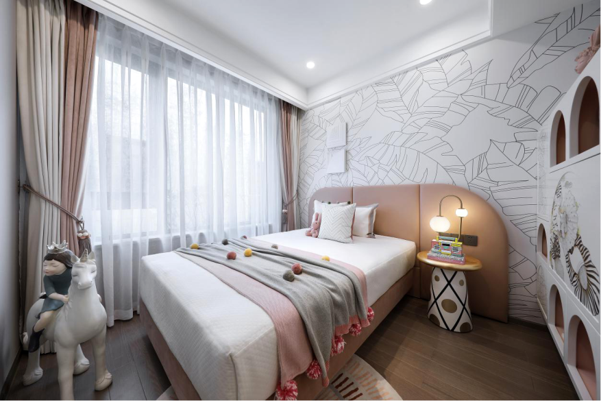 現代簡約風格室內設計家裝案例-次臥 現代簡約風格室內設計家裝案例-次臥