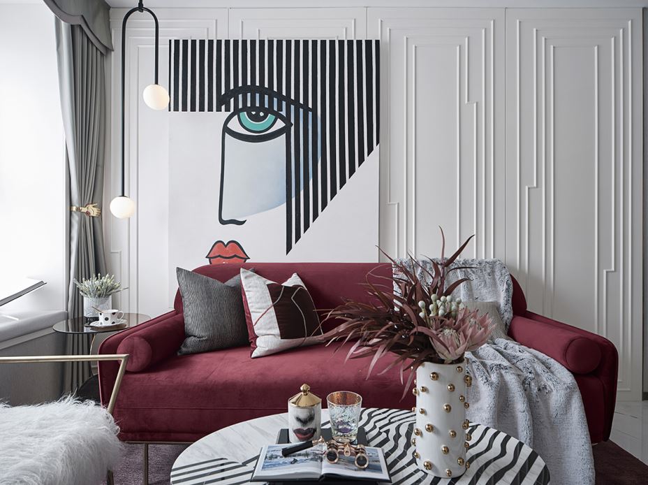 江門市翠鳴苑輕奢風(fēng)格三居室裝修案例