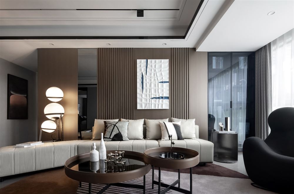 江門市東方明珠現代風格三居室裝修案例