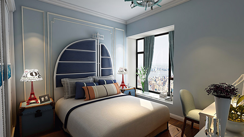 美的君蘭江山四居168平米北歐風格裝修案例-男孩房 美的君蘭江山四居168平米北歐風格裝修案例-男孩房