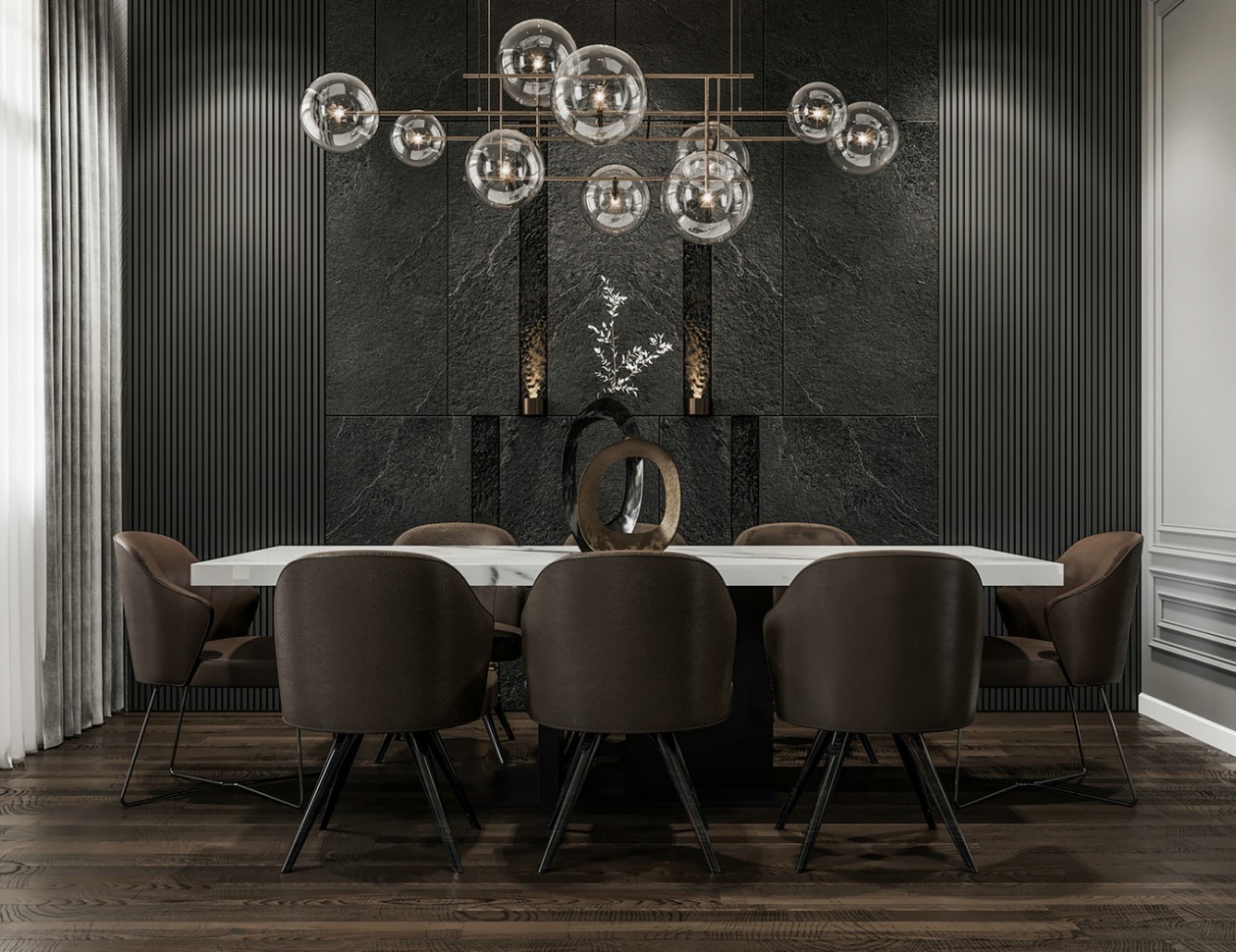 現(xiàn)代極簡風(fēng)格家裝設(shè)計室內(nèi)裝修效果圖-餐廳 現(xiàn)代極簡風(fēng)格家裝設(shè)計室內(nèi)裝修效果圖-餐廳