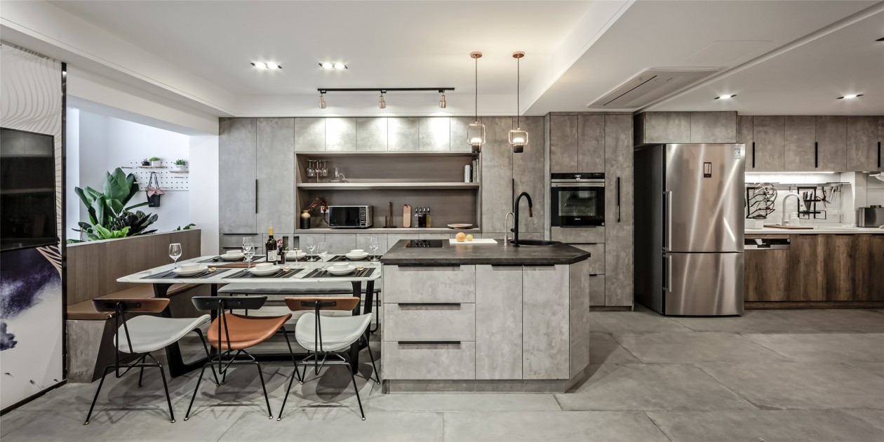 現(xiàn)代前衛(wèi)風格室內設計家裝案例-餐廳 現(xiàn)代前衛(wèi)風格室內設計家裝案例-餐廳