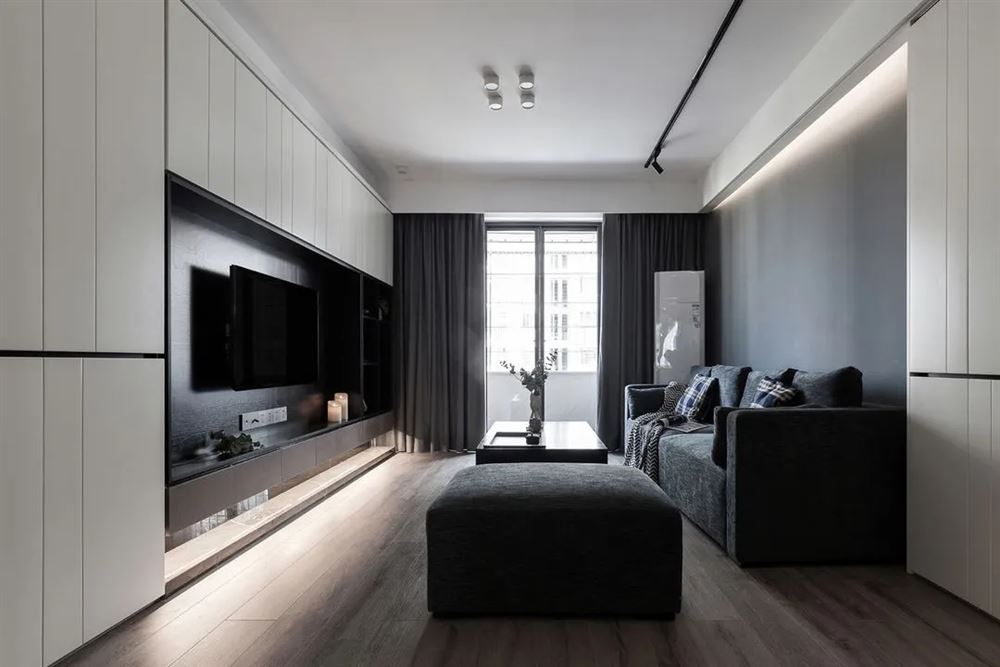 惠州市中信水岸城現(xiàn)代簡約風格三居室裝修案例