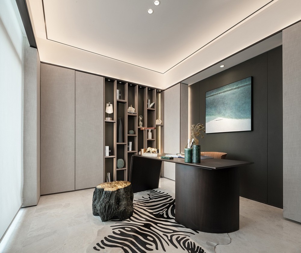 現代簡約風格室內設計家裝案例-書房 現代簡約風格室內設計家裝案例-書房