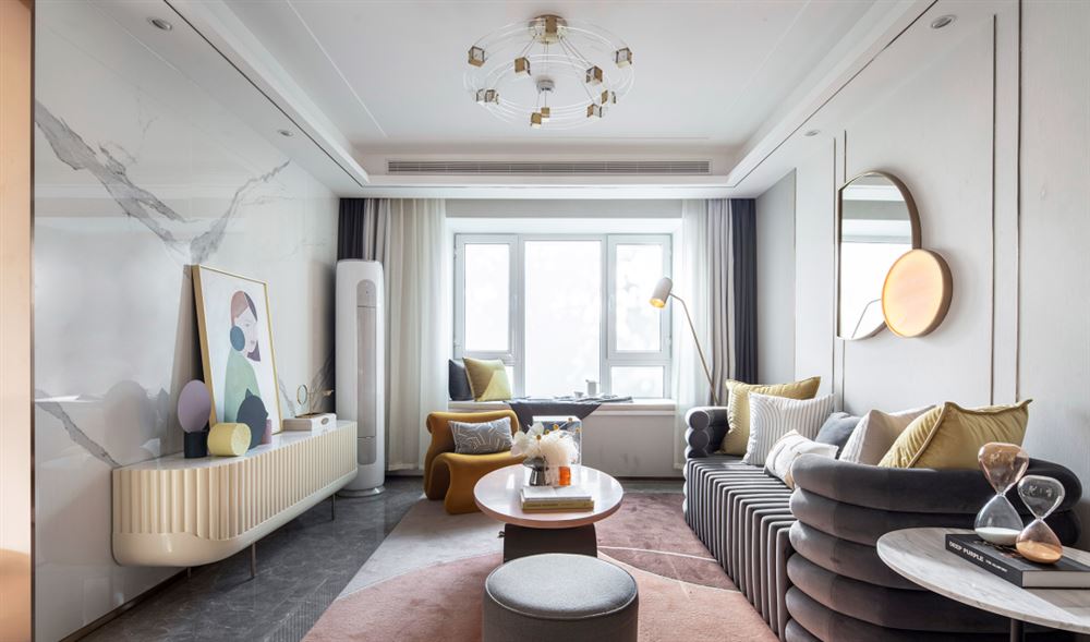 佛山市美的·東樾灣現(xiàn)代簡約風(fēng)格三居室裝修案例