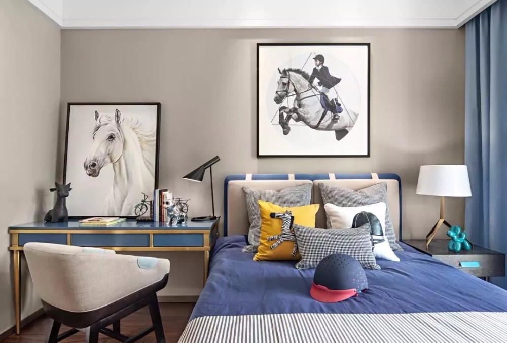 摩登輕奢風格室內設計家裝案例-兒童房 摩登輕奢風格室內設計家裝案例-兒童房