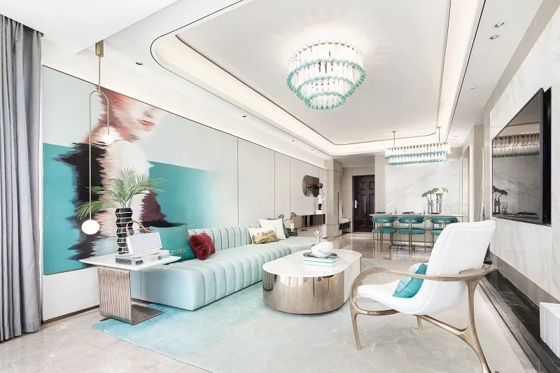 現代摩登風格室內設計家裝案例-客廳 現代摩登風格室內設計家裝案例-客廳