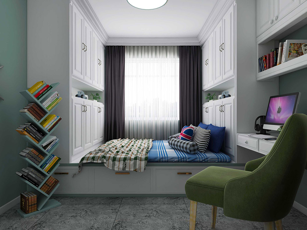 美式鄉(xiāng)村風格室內裝修效果圖-碧桂園翡翠灣四居140平米-兒童房 美式鄉(xiāng)村風格室內裝修效果圖-碧桂園翡翠灣四居140平米-兒童房