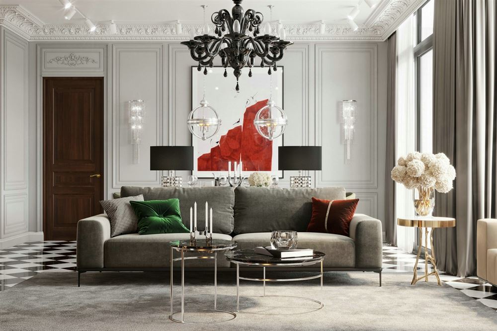 佛山市君御海城歐式風格三居室裝修案例