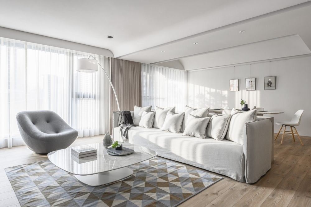 江門市錦繡香江現代簡約風格三居室裝修案例