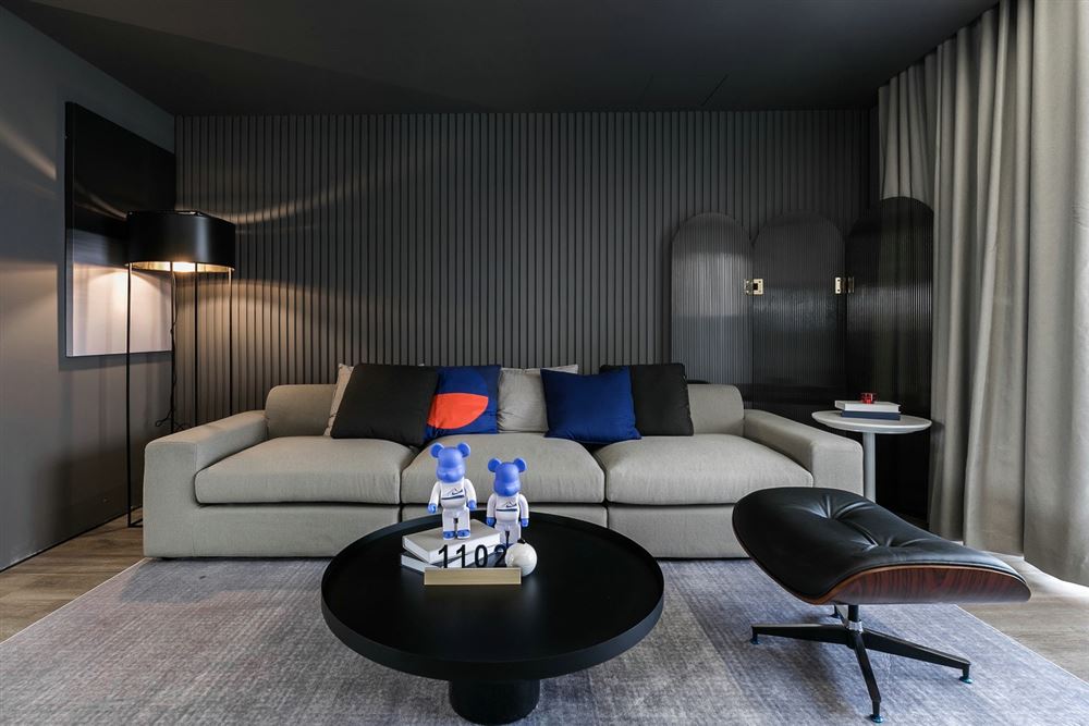 江門市明泰城現代簡約風格三居室裝修案例