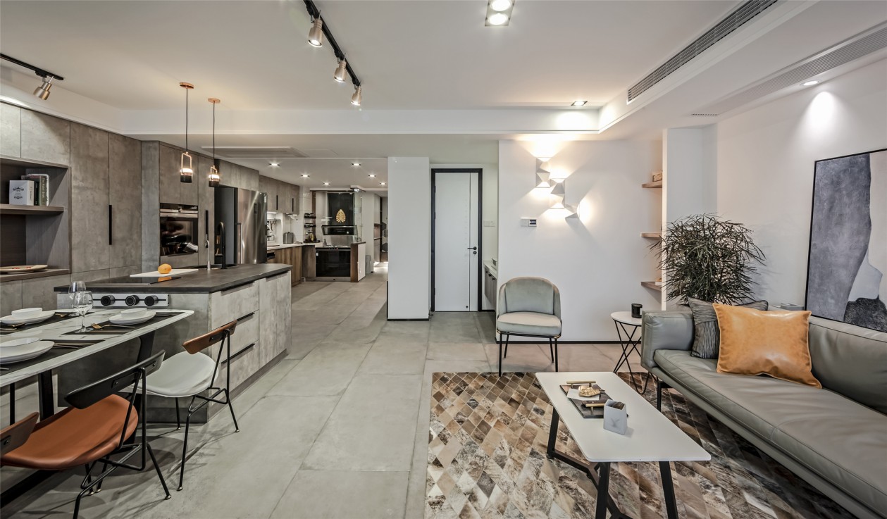 現(xiàn)代前衛(wèi)風格室內設計家裝案例-客餐廳 現(xiàn)代前衛(wèi)風格室內設計家裝案例-客餐廳