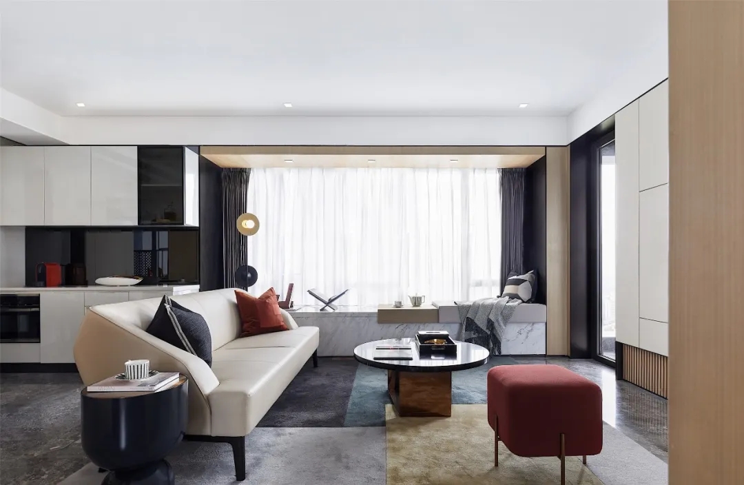 現代輕奢風格室內設計家裝案例-客廳 現代輕奢風格室內設計家裝案例-客廳