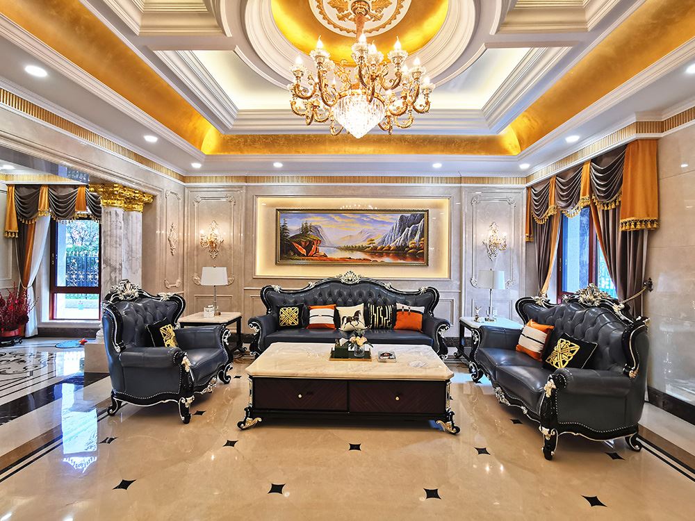 佛山市保利清能和府歐式風格別墅裝修案例