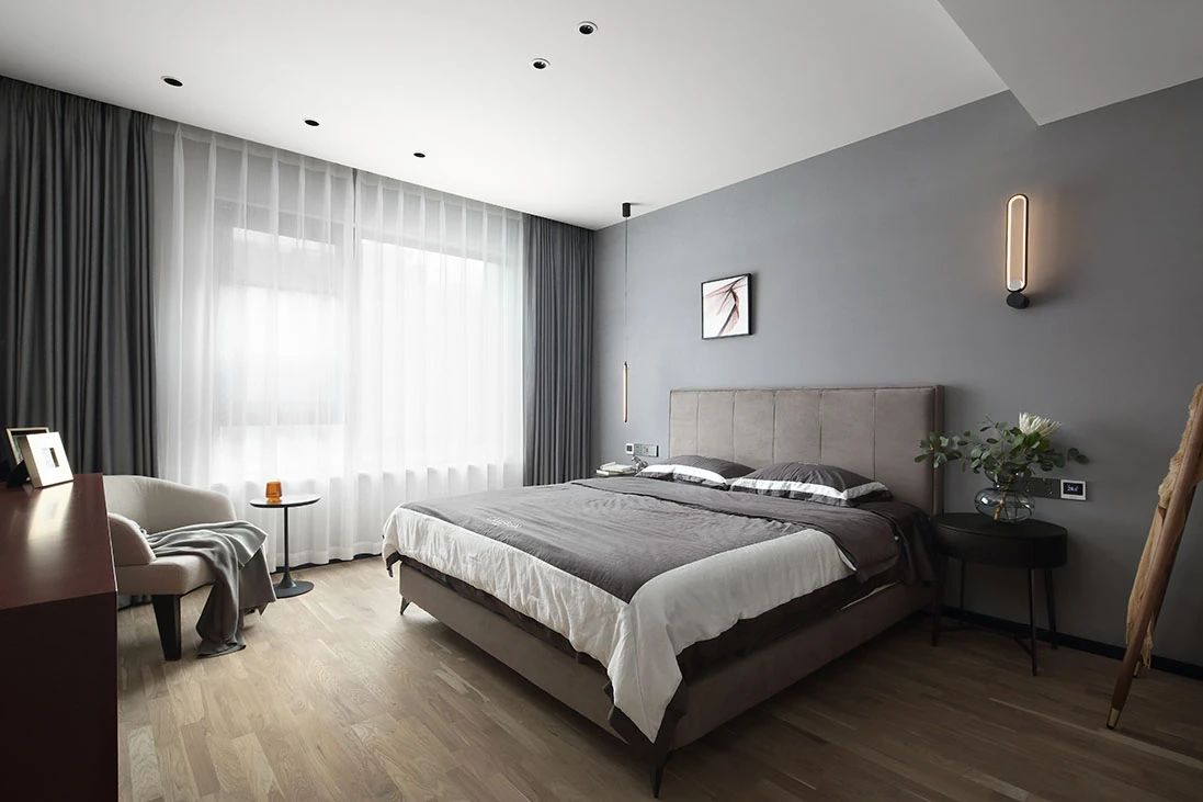 現(xiàn)代簡約風(fēng)格室內(nèi)設(shè)計家裝案例-臥室 現(xiàn)代簡約風(fēng)格室內(nèi)設(shè)計家裝案例-臥室