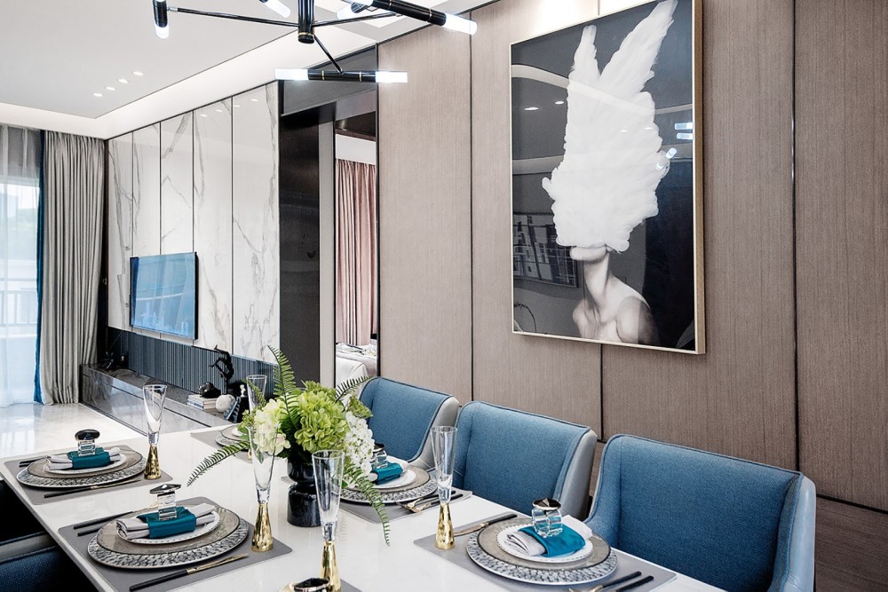 現代簡約風格室內設計家裝案例-餐廳 現代簡約風格室內設計家裝案例-餐廳