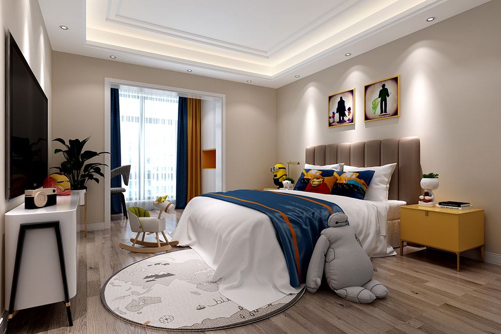 昭通市祥龍苑歐式風格復式裝修案例