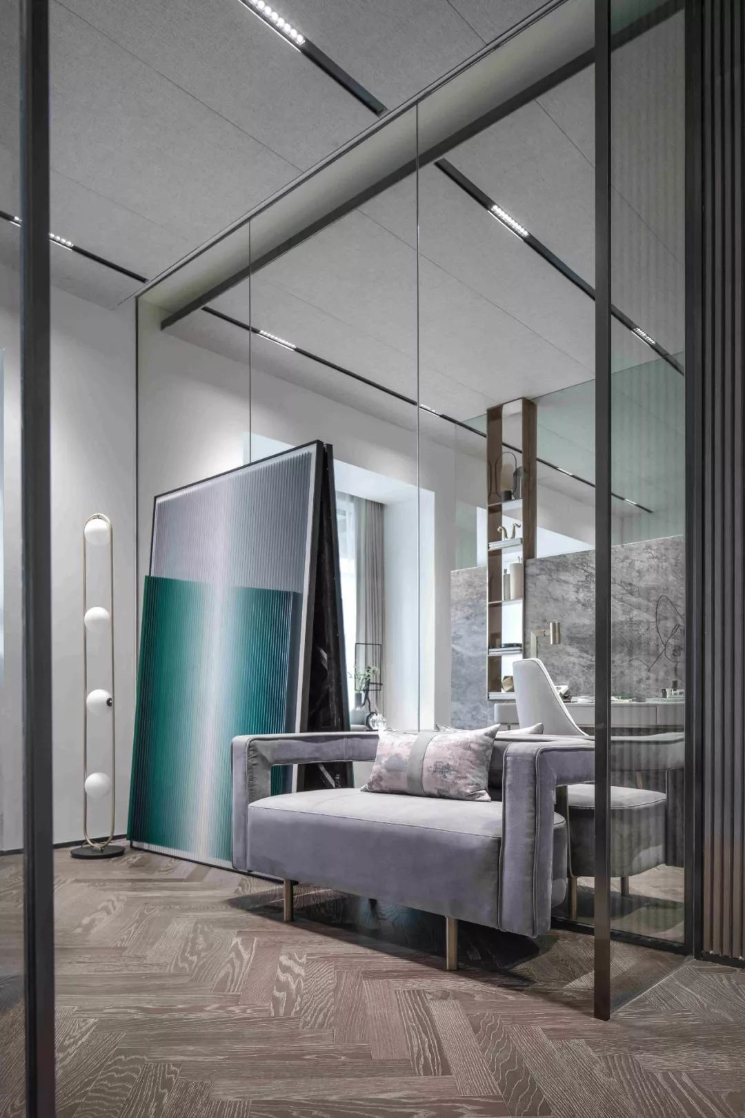 現代輕奢風格室內設計家裝案例-臥室 現代輕奢風格室內設計家裝案例-臥室