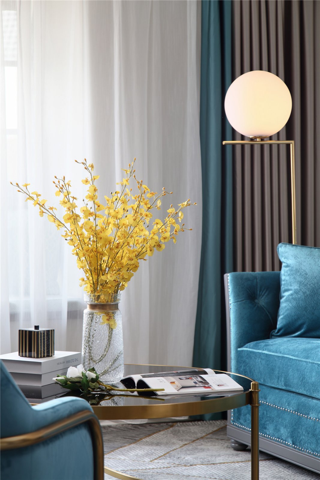 美式輕奢風格家裝設計室內裝修效果圖-茶幾 美式輕奢風格家裝設計室內裝修效果圖-茶幾