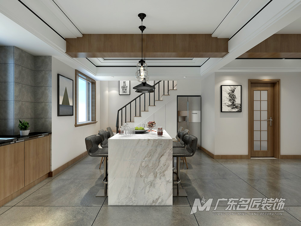 越峰怡景復式180平米北歐風格裝修案例-樓梯 越峰怡景復式180平米北歐風格裝修案例-樓梯