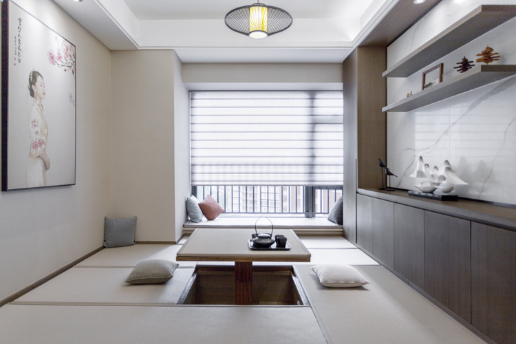 裝修案例新中式風格室內裝修效果圖茶室 裝修案例新中式風格室內裝修效果圖茶室