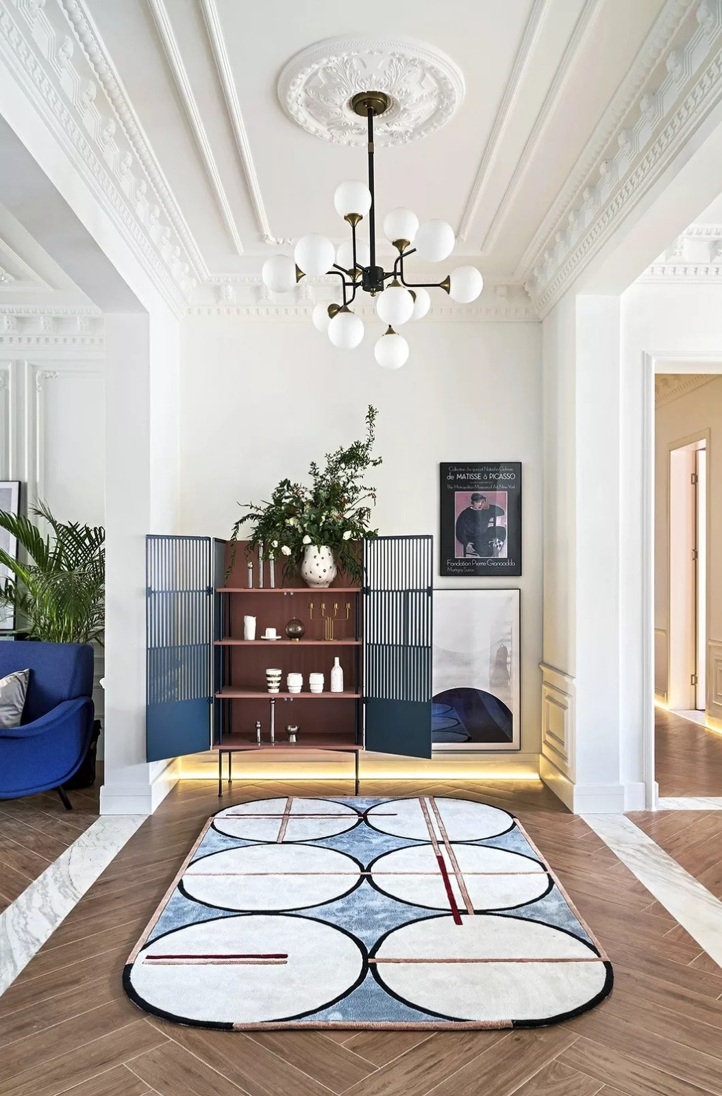 法式風格家裝設計室內裝修效果圖-玄關 法式風格家裝設計室內裝修效果圖-玄關