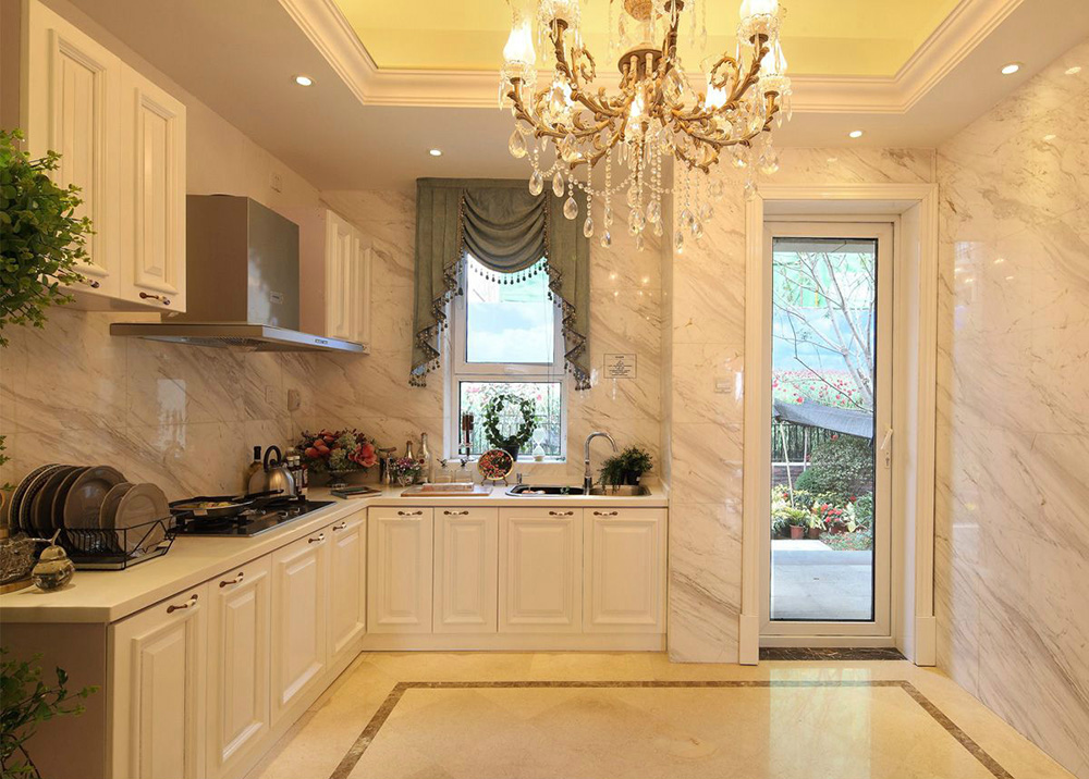 銀億上尚城別墅350平米美式鄉(xiāng)村風格裝修案例-廚房 銀億上尚城別墅350平米美式鄉(xiāng)村風格裝修案例-廚房