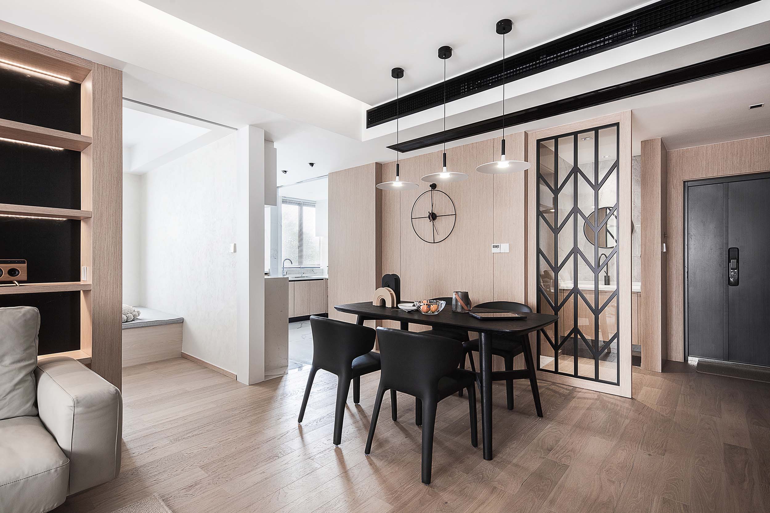 現代簡約風格室內家裝案例效果圖-餐廳 現代簡約風格室內家裝案例效果圖-餐廳