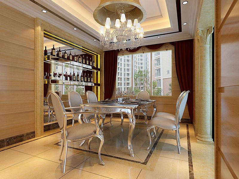 佛山市金地·中南·新城大境新中式風格三居室裝修案例