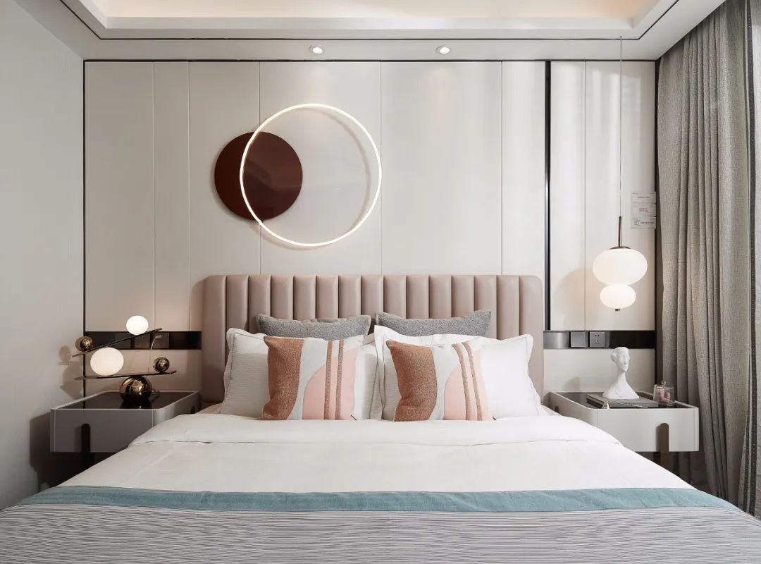 輕奢莫蘭迪風(fēng)格室內(nèi)設(shè)計(jì)家裝案例-臥室 輕奢莫蘭迪風(fēng)格室內(nèi)設(shè)計(jì)家裝案例-臥室