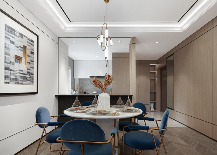 現代摩登風格室內設計家裝案例-餐廳 現代摩登風格室內設計家裝案例-餐廳
