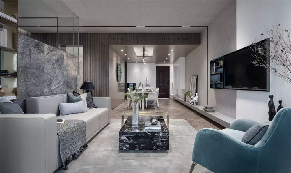 佛山市招商·悅府現(xiàn)代簡(jiǎn)約風(fēng)格四居室裝修案例