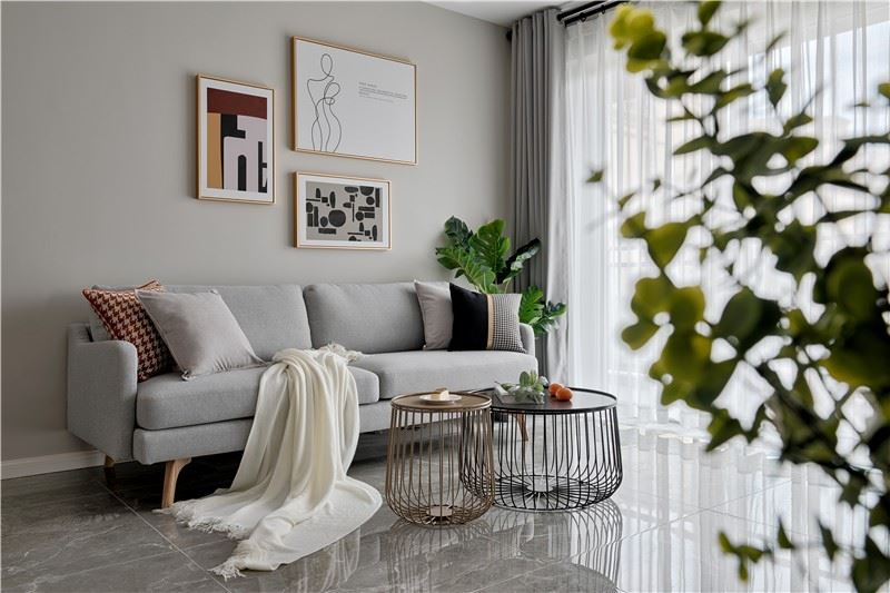 江門市東興大道住宅樓北歐風格三居室裝修案例